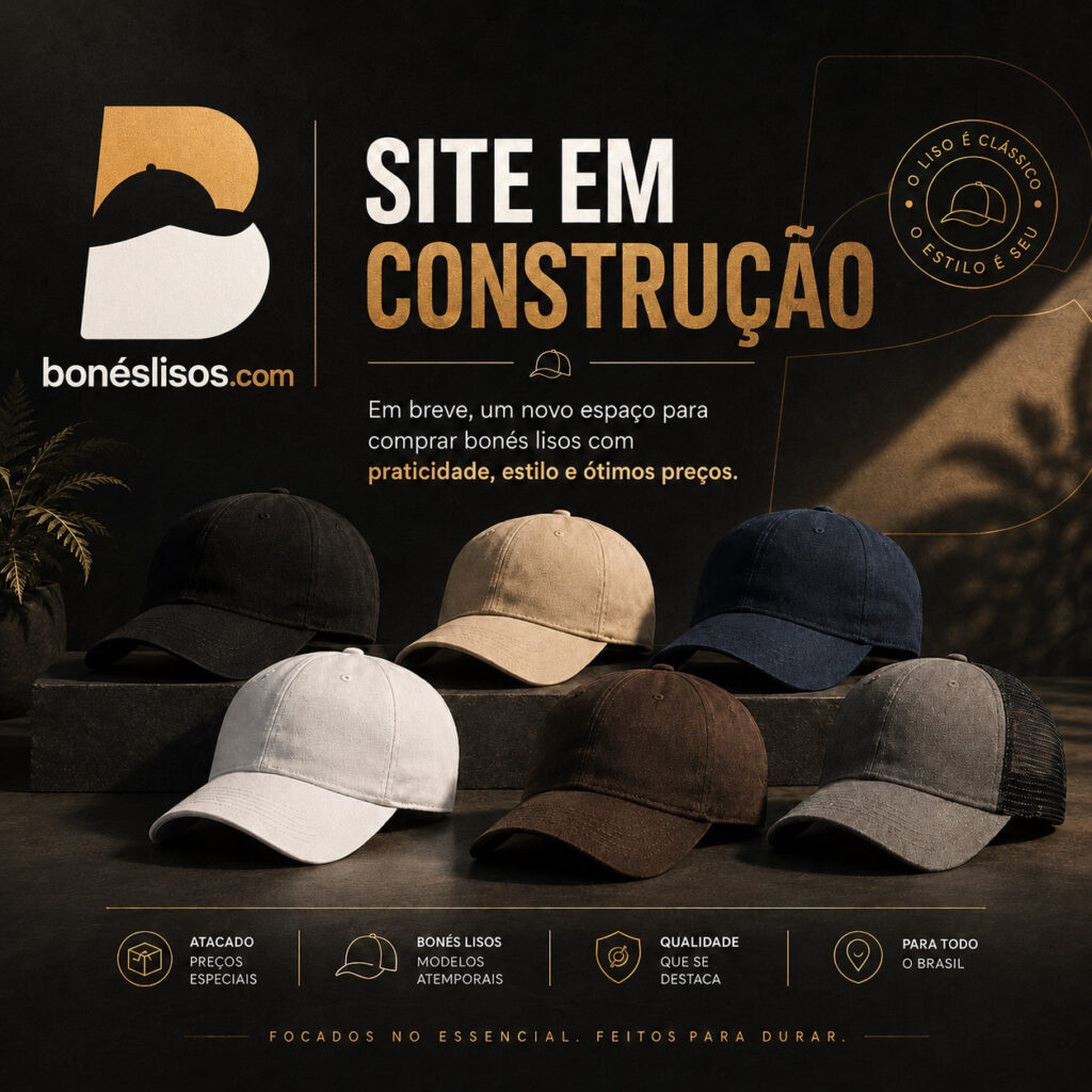 boneslisos.com — bonés lisos no atacado